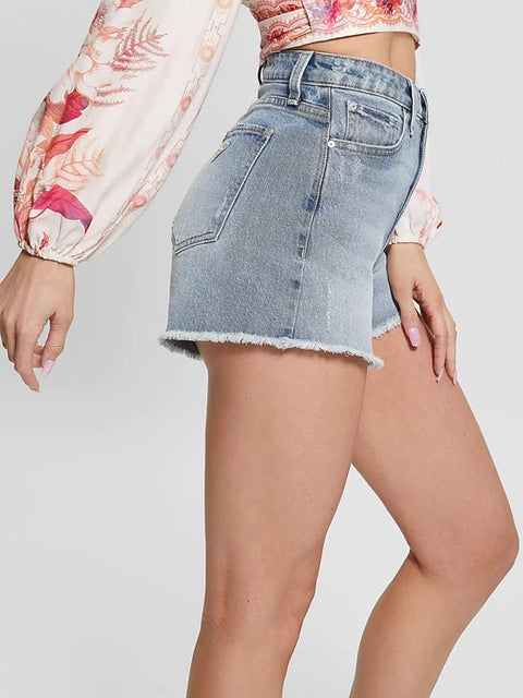 Mid-Rise Relaxed Midi Short