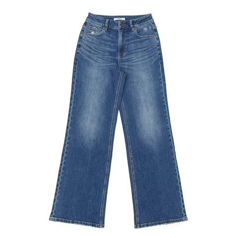 High Rise Wide Leg Jean