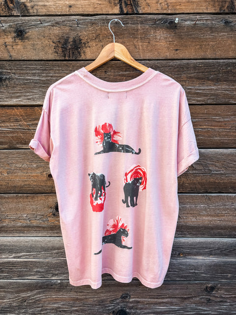 Floral Panther Graphic Tee