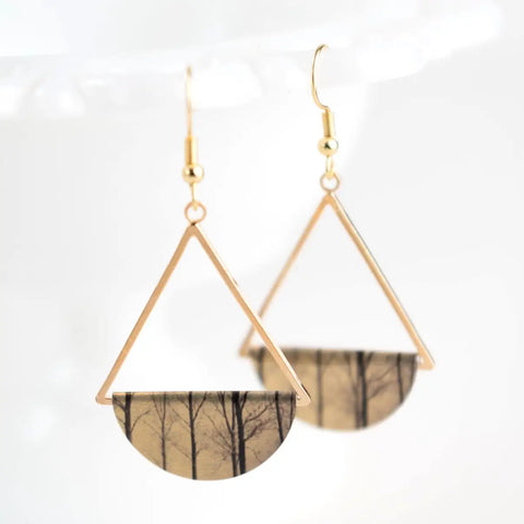 Winter Forest Earrings