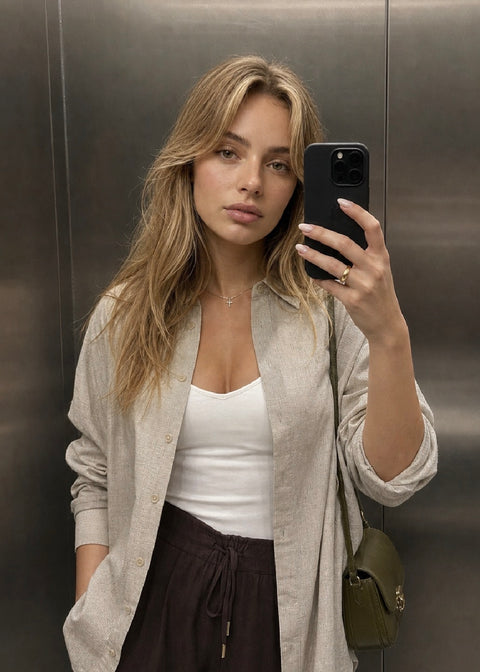 Carley Relaxed Button Up