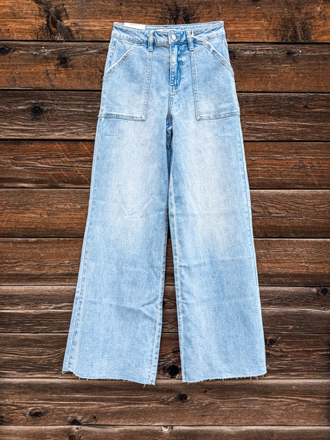 High Rise Wide Leg