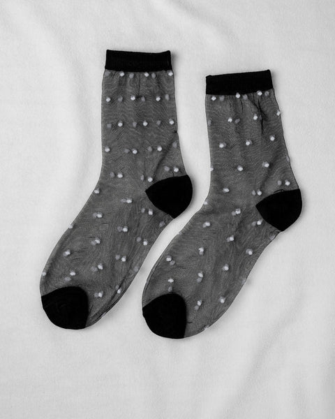 Sheer Dot Socks
