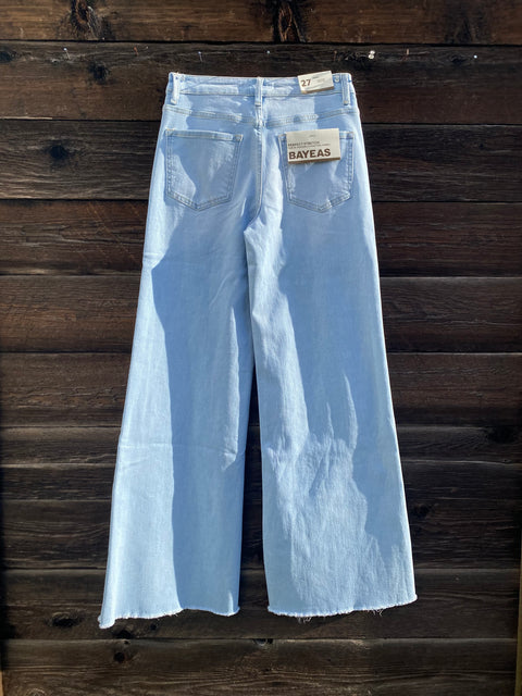 Mid Rise Wide Leg