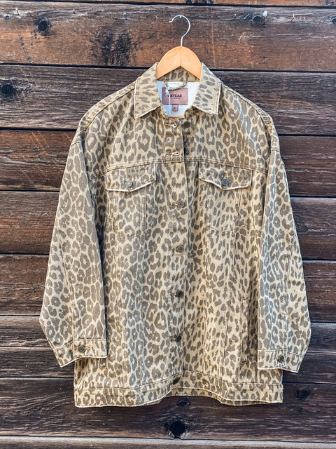 Relaxed Leopard Jacket