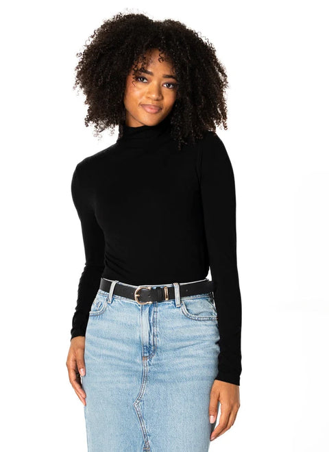 Bamboo Turtleneck Top
