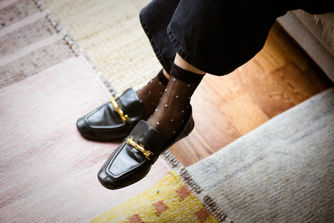 Sheer Dot Socks