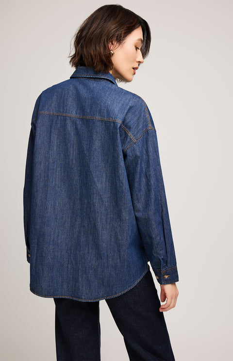 Whitney Denim Button Up