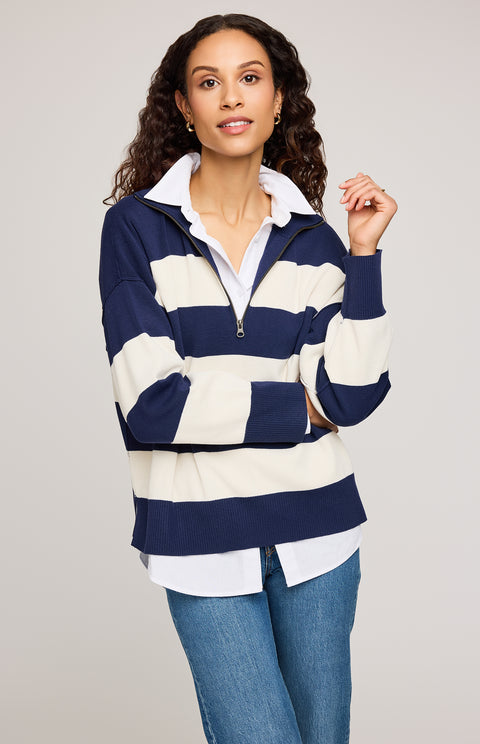 Idris Half Zip Sweater