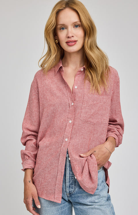Dominique Long Sleeve Button Up