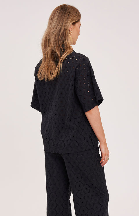 Lousia Eyelet Short Sleeve