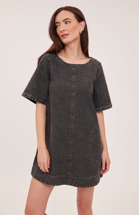 Penelope Denim Mini Dress