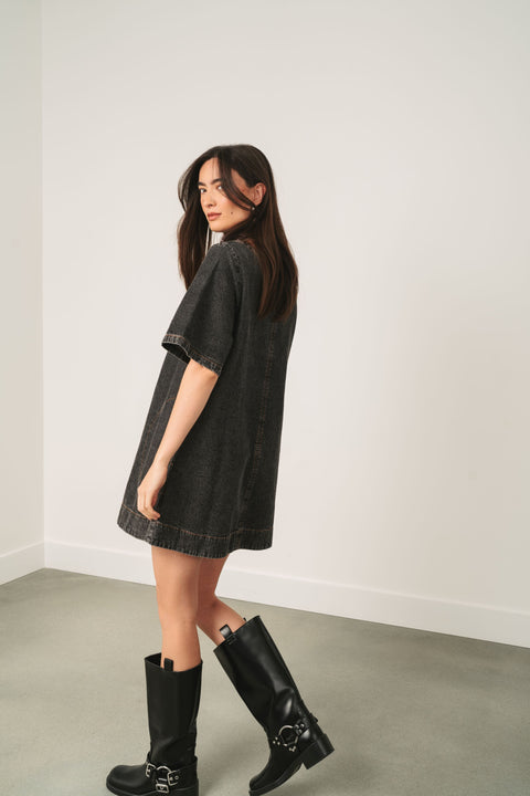 Penelope Denim Mini Dress