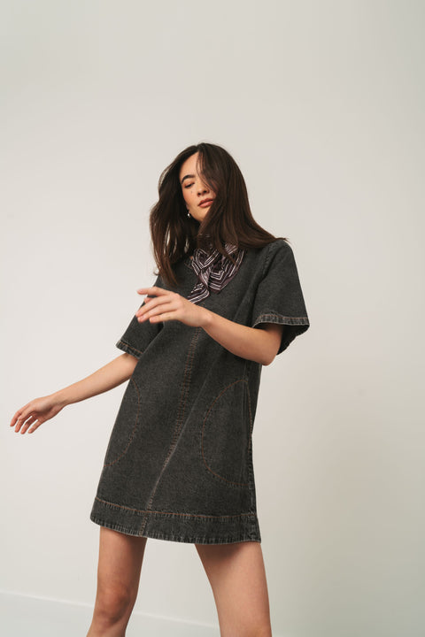 Penelope Denim Mini Dress