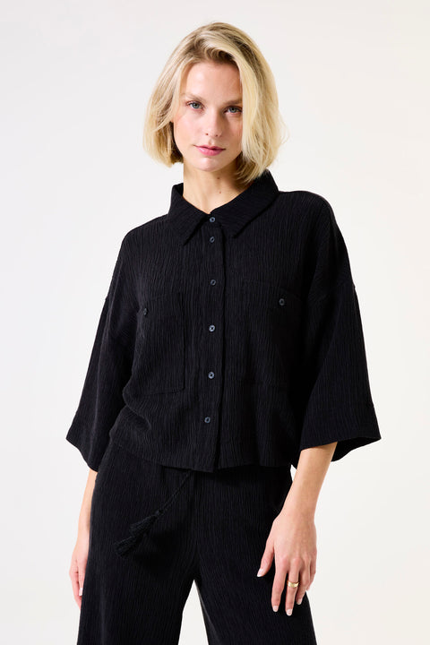 Celie Short Sleeve Button Up