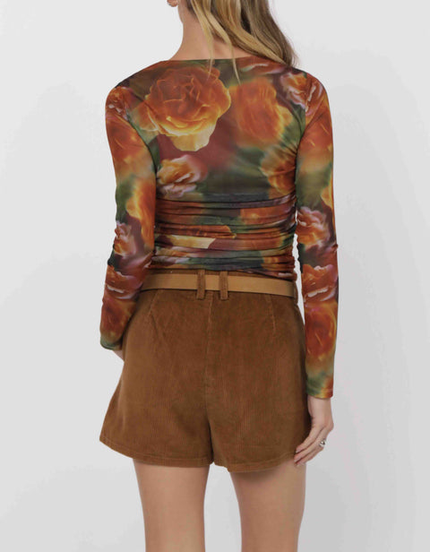 Heart Beats Mesh Top