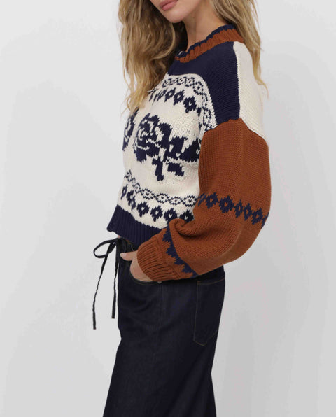 Arlene Knit Zip Up Sweater