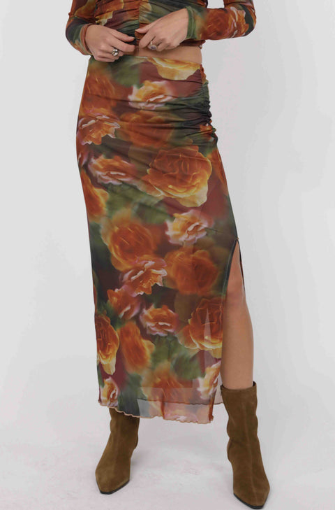 Heart Beats Slip Skirt
