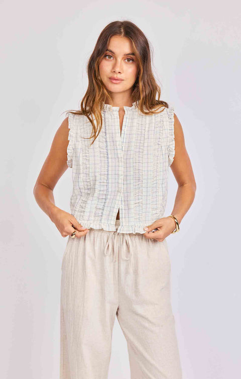 Starboard Ruffle Top