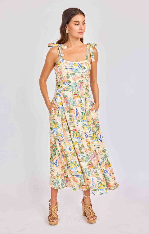 Nostalgic Paradise Midi Dress
