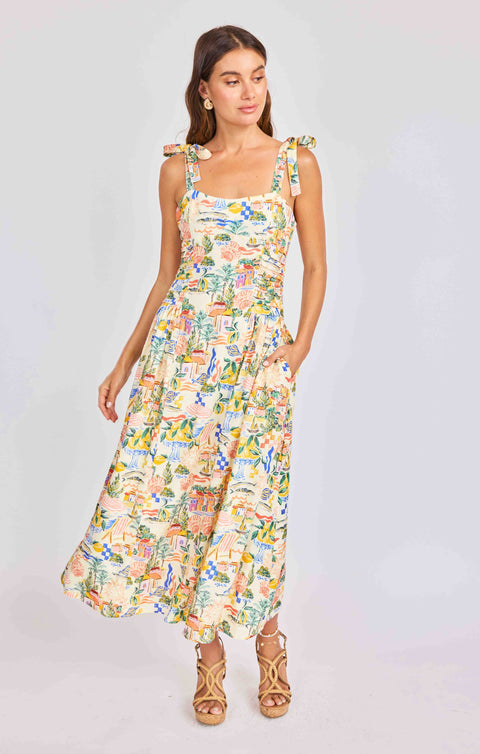 Nostalgic Paradise Midi Dress