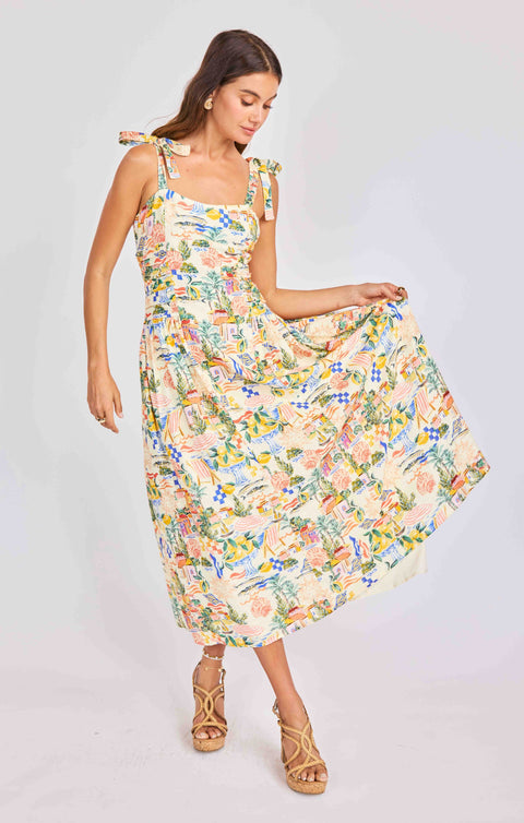 Nostalgic Paradise Midi Dress
