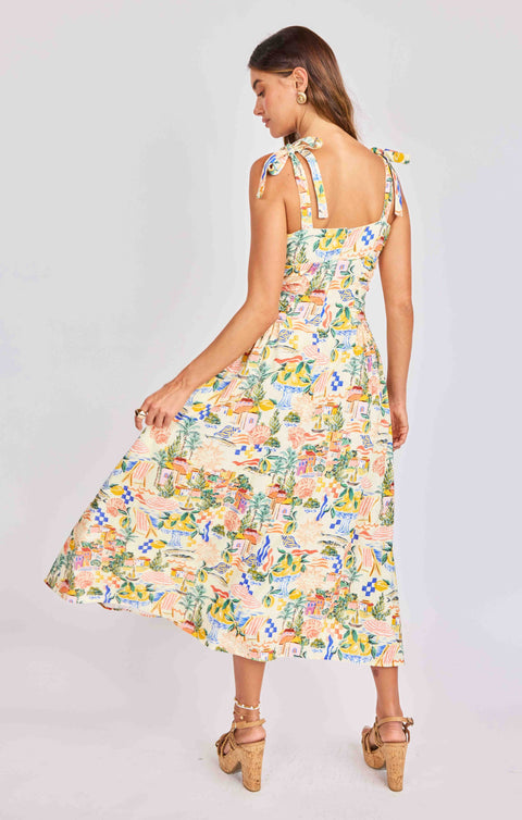 Nostalgic Paradise Midi Dress