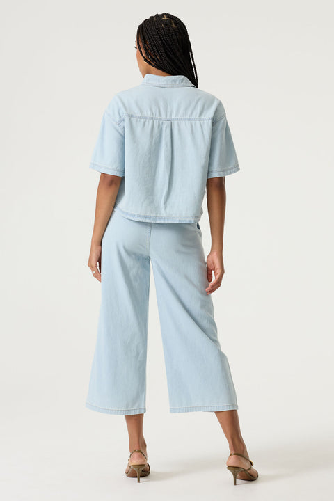 Amanda Denim Button Up