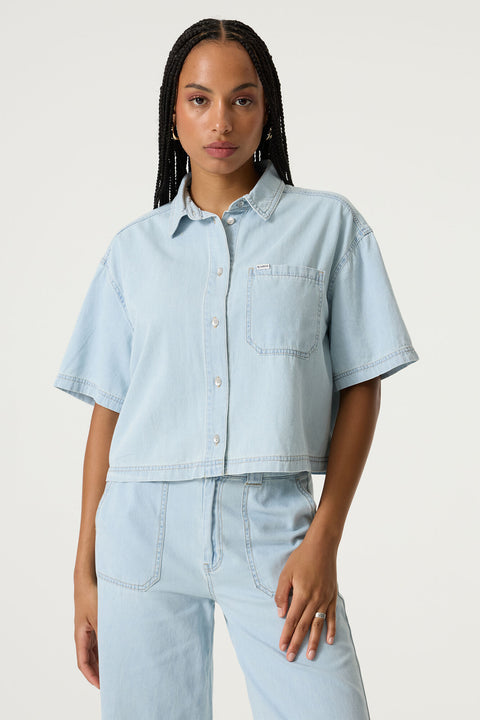 Amanda Denim Button Up