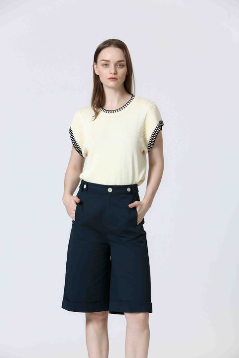 Angela Knit Short Sleeve