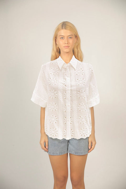Brayden Eyelet Blouse