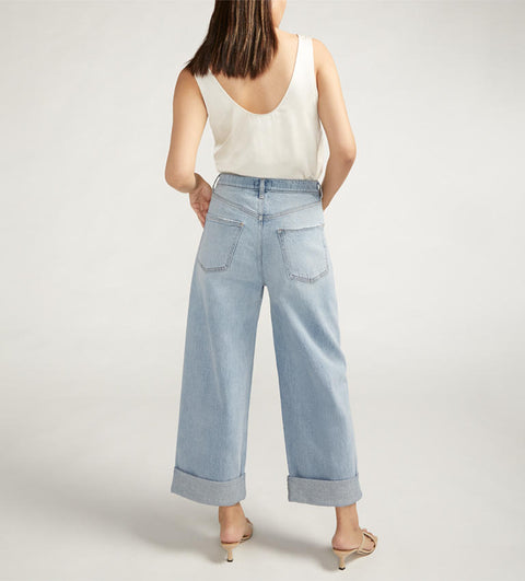 Baggy Cropped Wide Leg