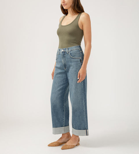 Be Easy Cropped Wide Leg