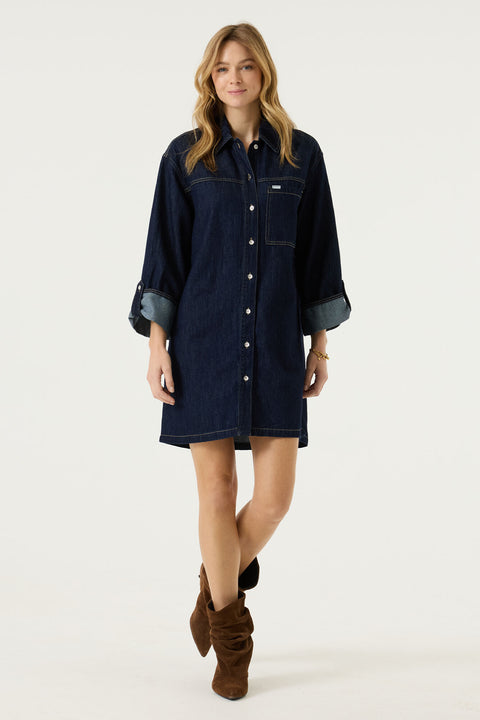 Lena Denim Mini Dress