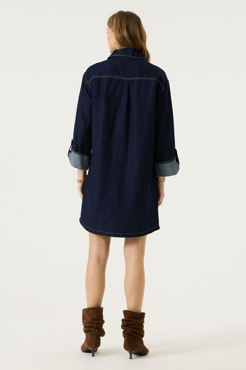 Lena Denim Mini Dress