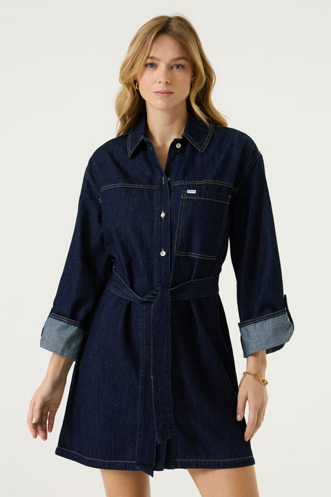 Lena Denim Mini Dress