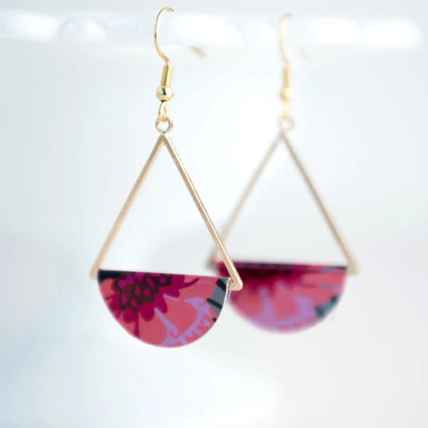 Fire Lily Earrings