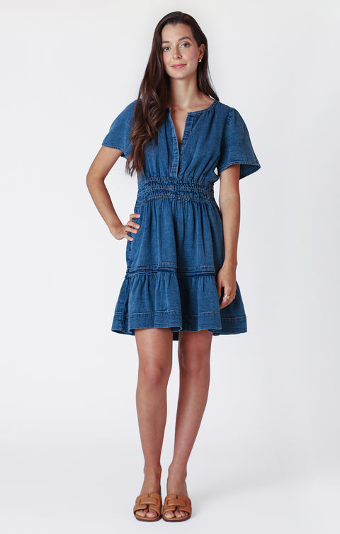 Mishche Denim Mini Dress