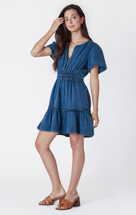 Mishche Denim Mini Dress