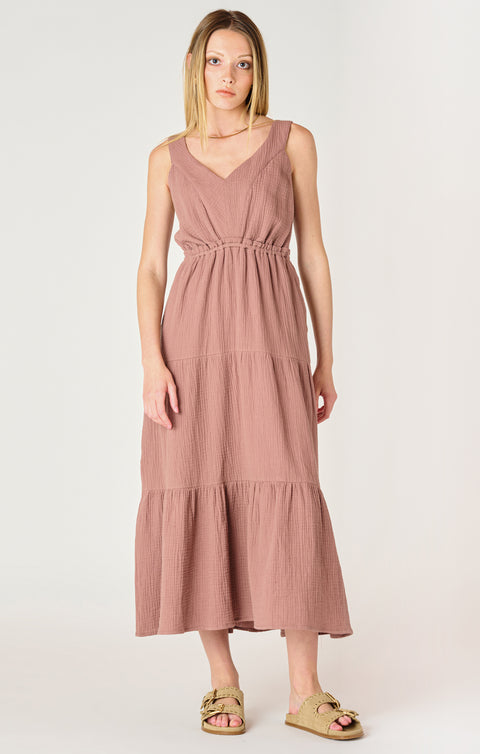 Belle Tiered Midi Dress