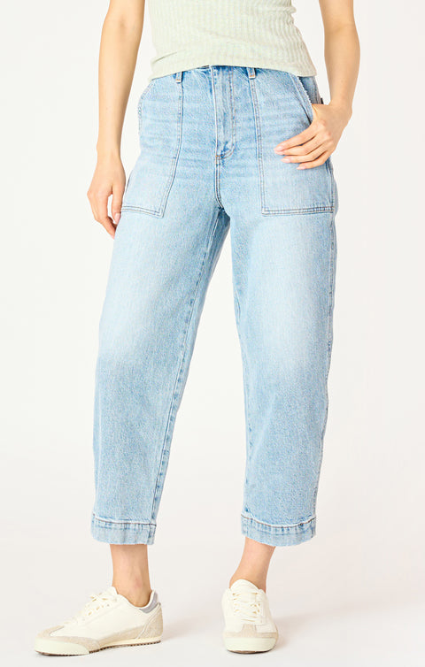 Cropped High-Rise Straight