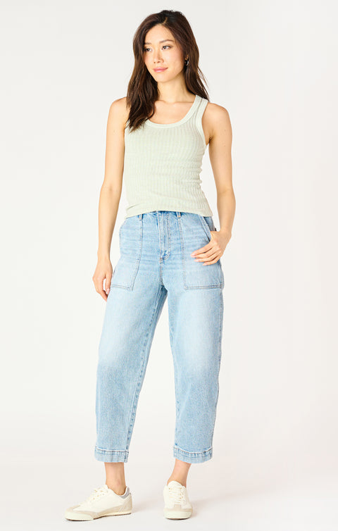 Cropped High-Rise Straight