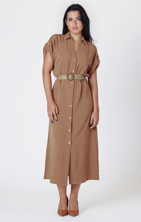 Gigi Belted Midi Dress