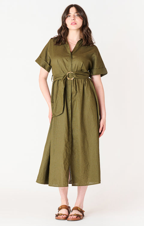 Rosalie Belted Midi Dress