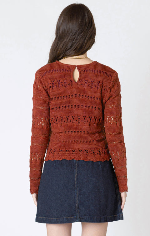 Jennie Crochet Top