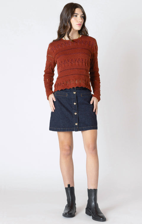 Jennie Crochet Top