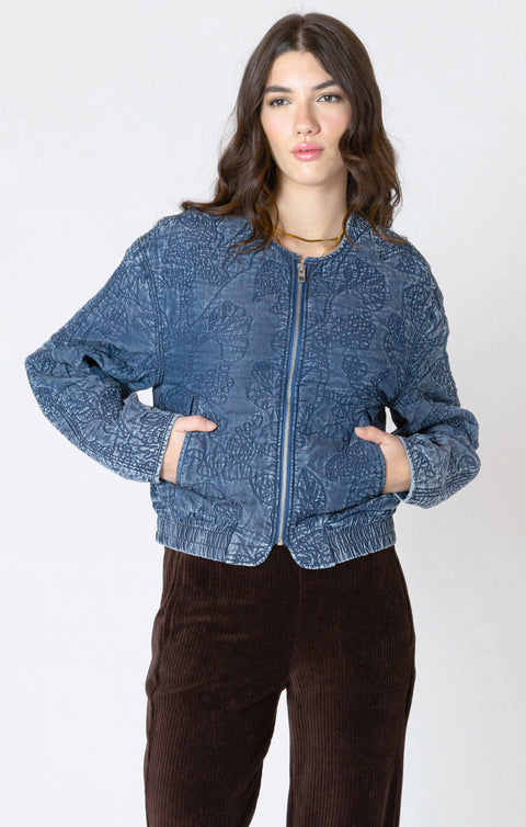 Katrina Quilted Bomber Jacket