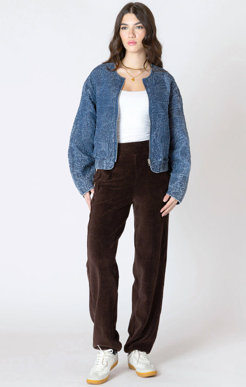 Katrina Quilted Bomber Jacket