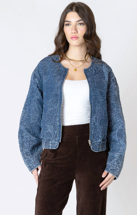 Katrina Quilted Bomber Jacket