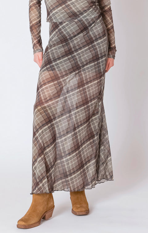 Lisa Mesh Midi Skirt